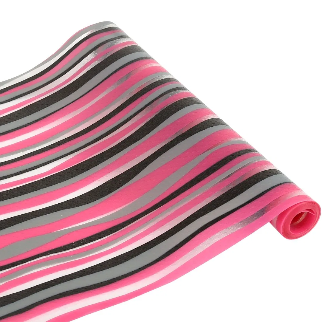 45 X 150cm Roll Packing Custom Printed Design Non-Adhesive Non Slip Drawer Mat Plastic Shelf Liner