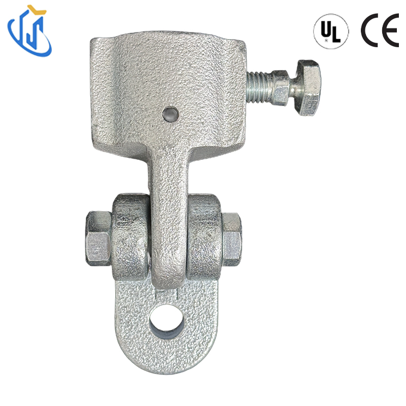 UL CE Certified Adjustable Seismic Base Connector for Top Beam and Steel Rod Bracing