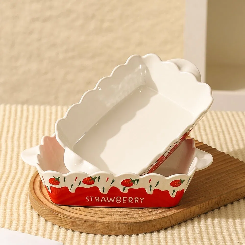 Strong Load Bearing Capacity Non Toxic Luxury Ceramic Plates for Banquets