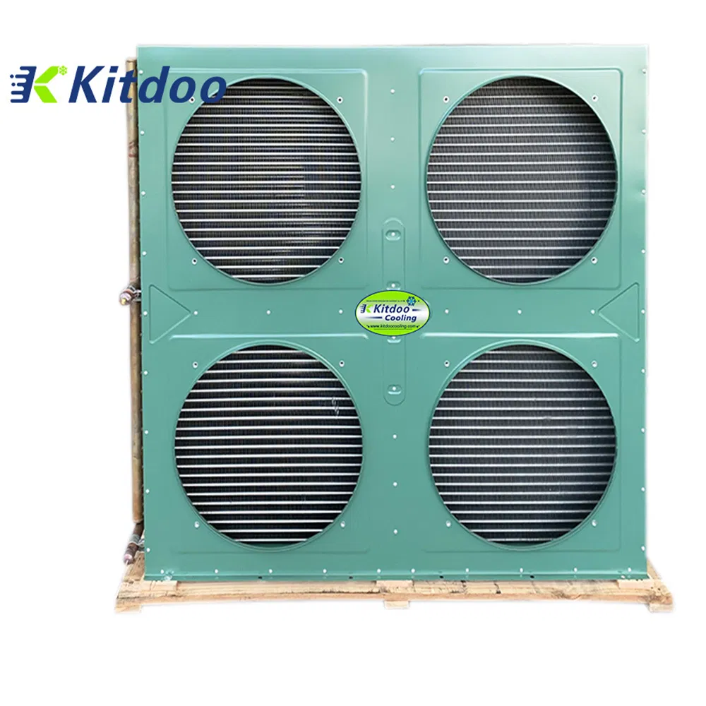 5p Tow Fans 10HP Four Fans Motors Aluminum Fin Condenser for Cold Room