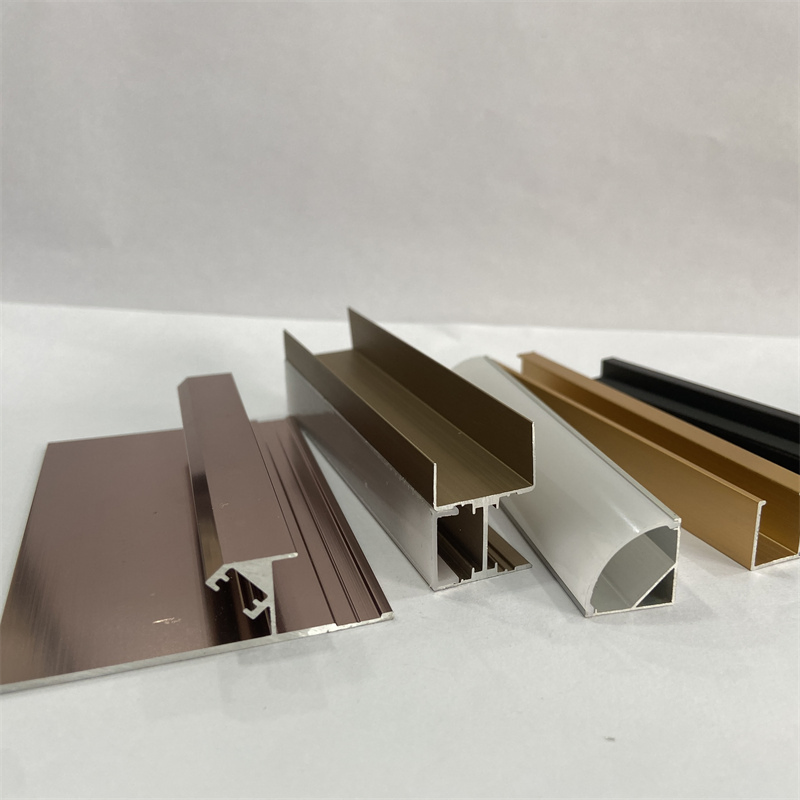 Decorative Metal Bullnose Profile Wall Ceramic Tile Outside Corner Edge Aluminium Tile Trim