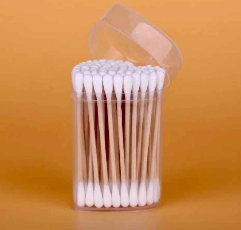 Plastic Stick with Cotton Buds