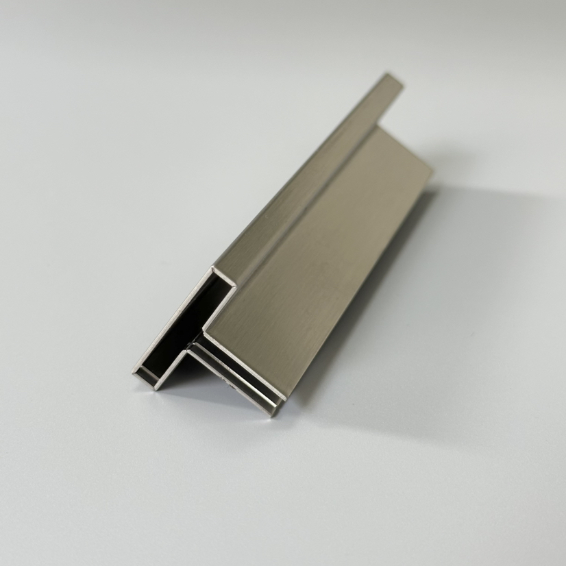 Decorative Line Rose Gold Metal Strip T Shape Stainless Steel Tile Trim for Hotel