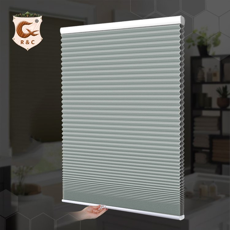 Factory Wholesale Motorized Fashion Wide Blade Honeycomb Cellular Roller Blinds