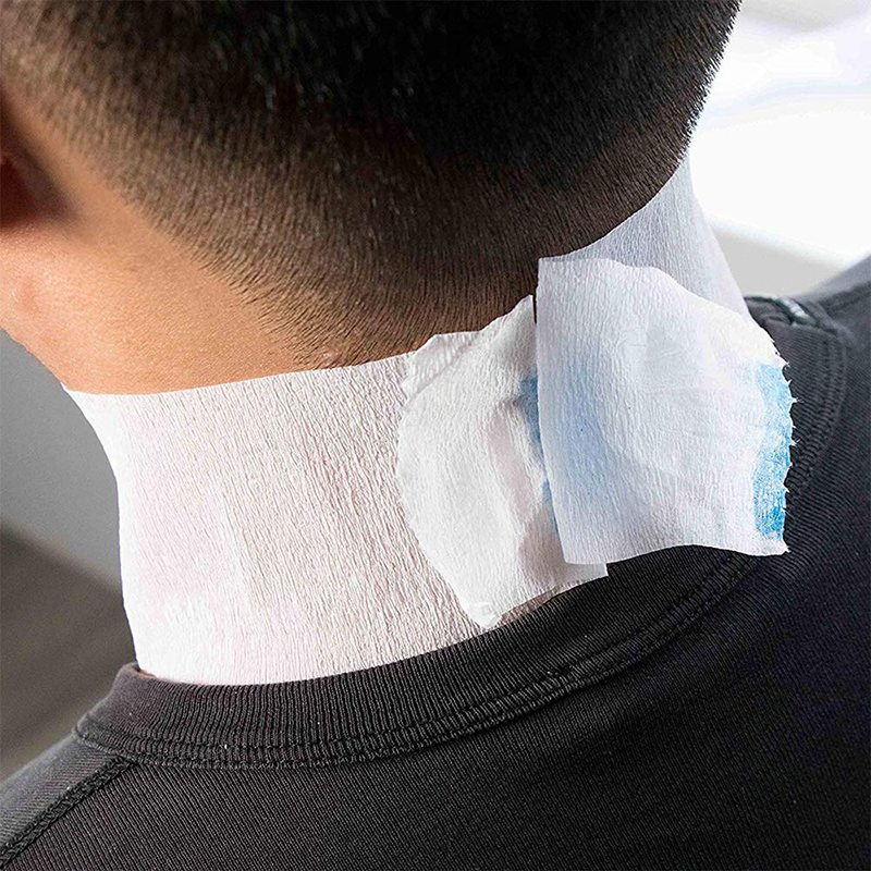 Neck Paper Hair Salon Customized Roll Neck Ruffles Neck Paper for Barber