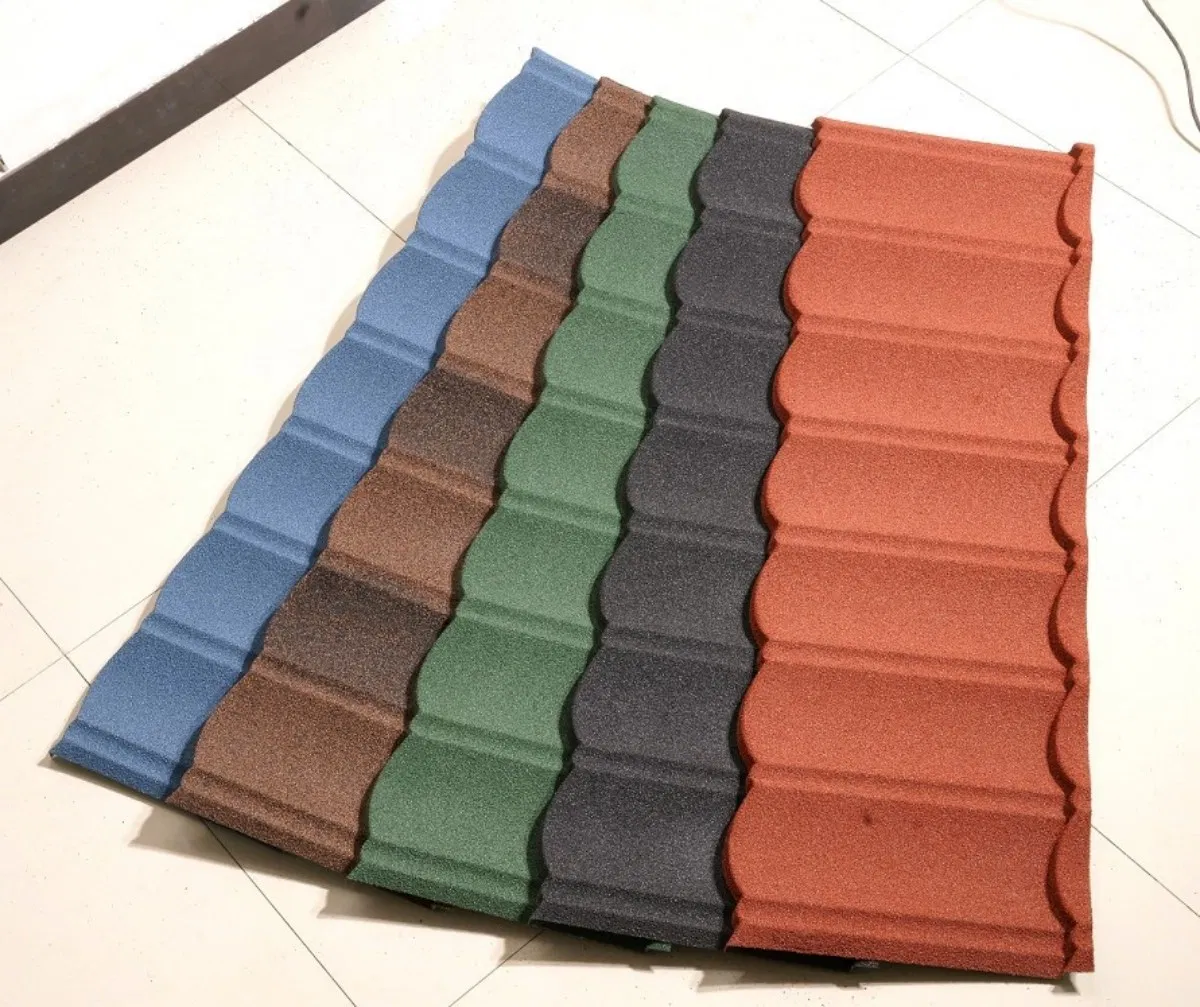 Classical Type Durable Color Stone Chips Coated Roofing Sheet Tile Metal Lightweight Roman Shingle Composite Tile Steel Sheet