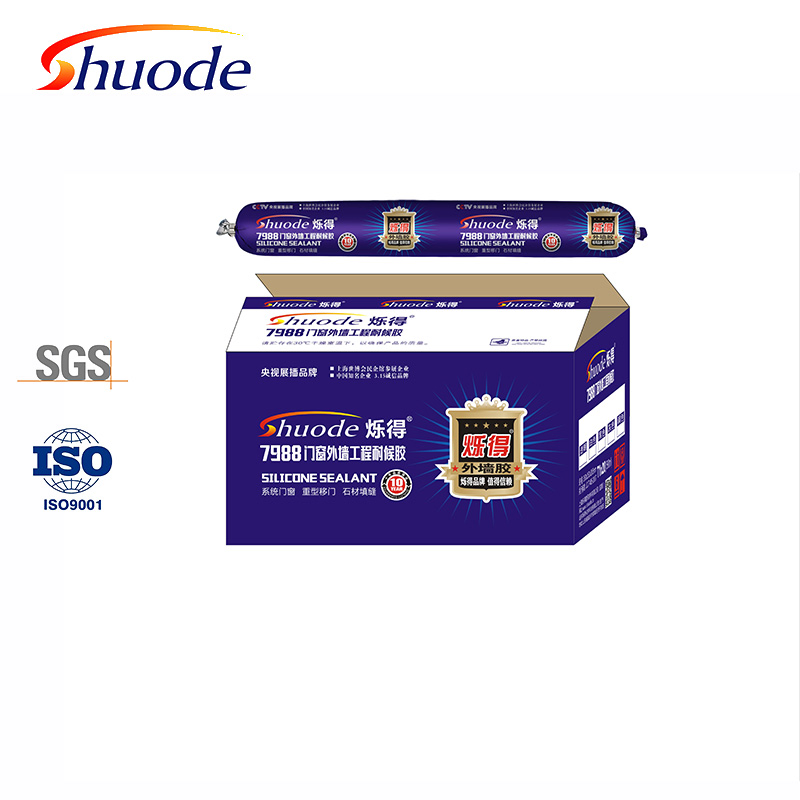 Neutral Silicone Sealants for Glass and Wood Sausage Adhesive Sealant Solutions