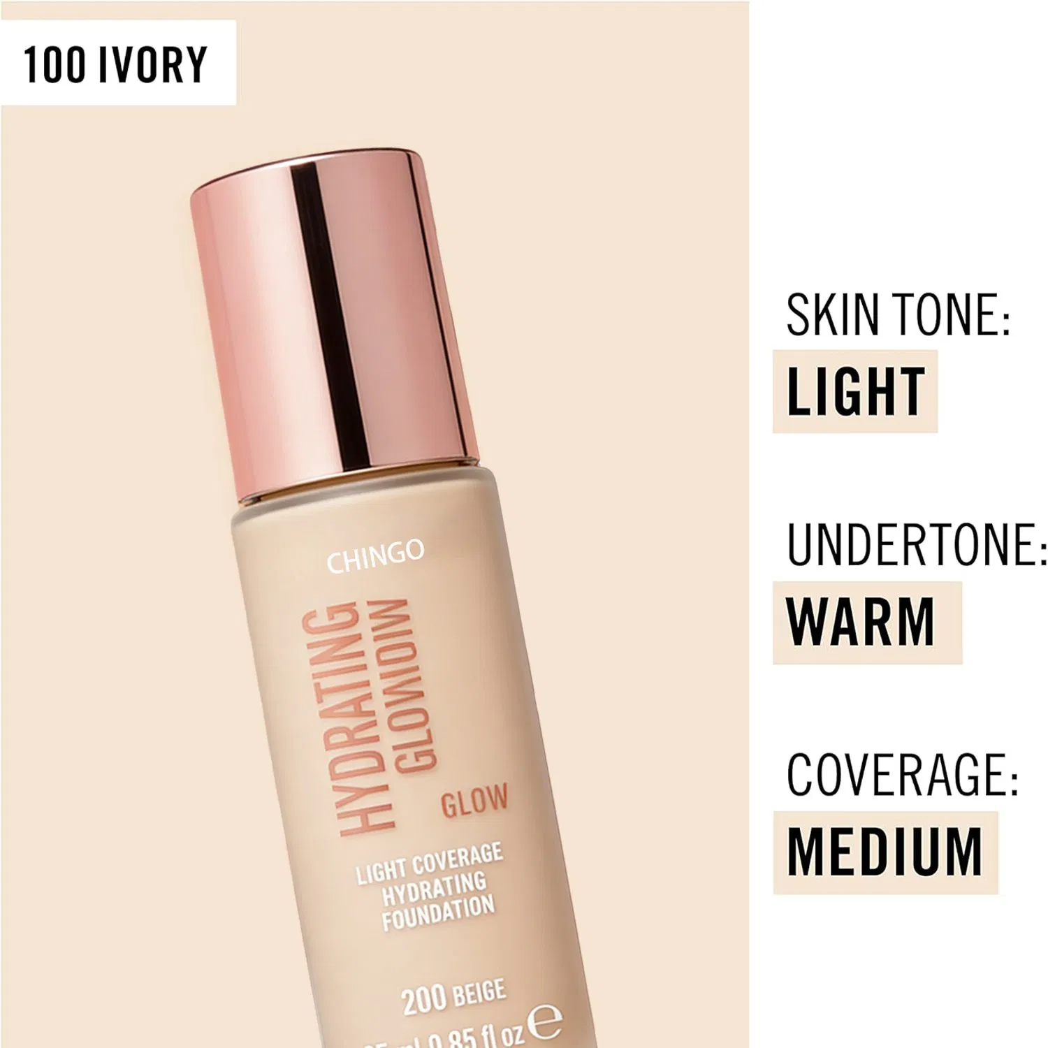Buildable Full Coverage Foundation with Soft Matte Finish for Perfect Complexion