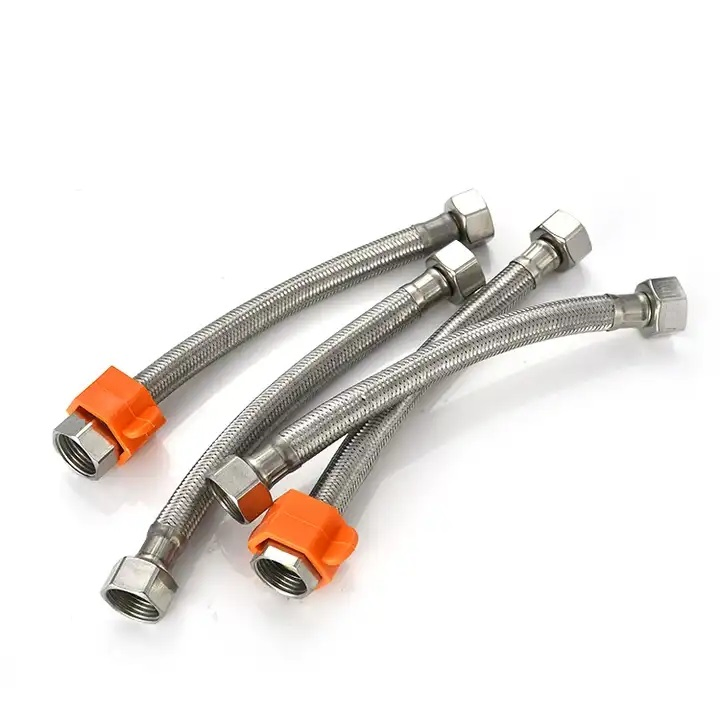 Stainless Steel Basin Water Heater Connector Flexible Braided Plumbing Hose