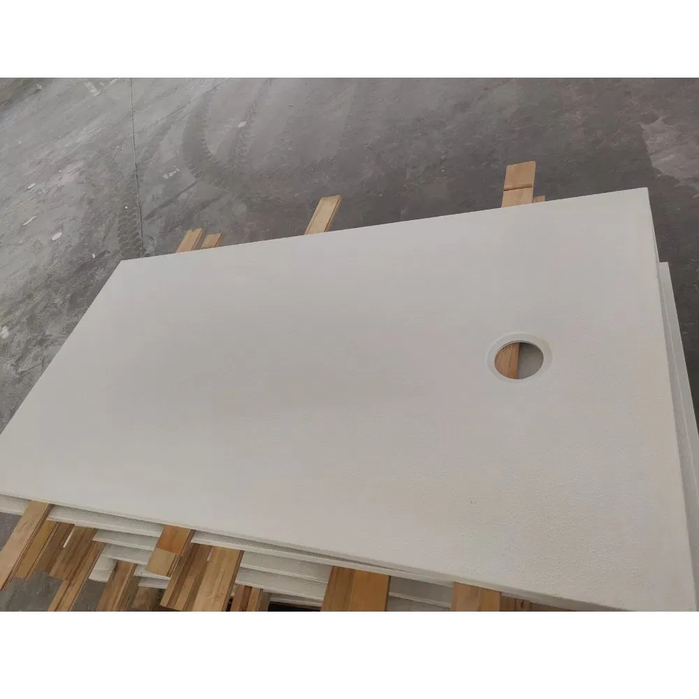 Roll-in Pan 36''x60''x1.5'' Cast Marble Matt Texture Ada Cultured Marble Shower Pan