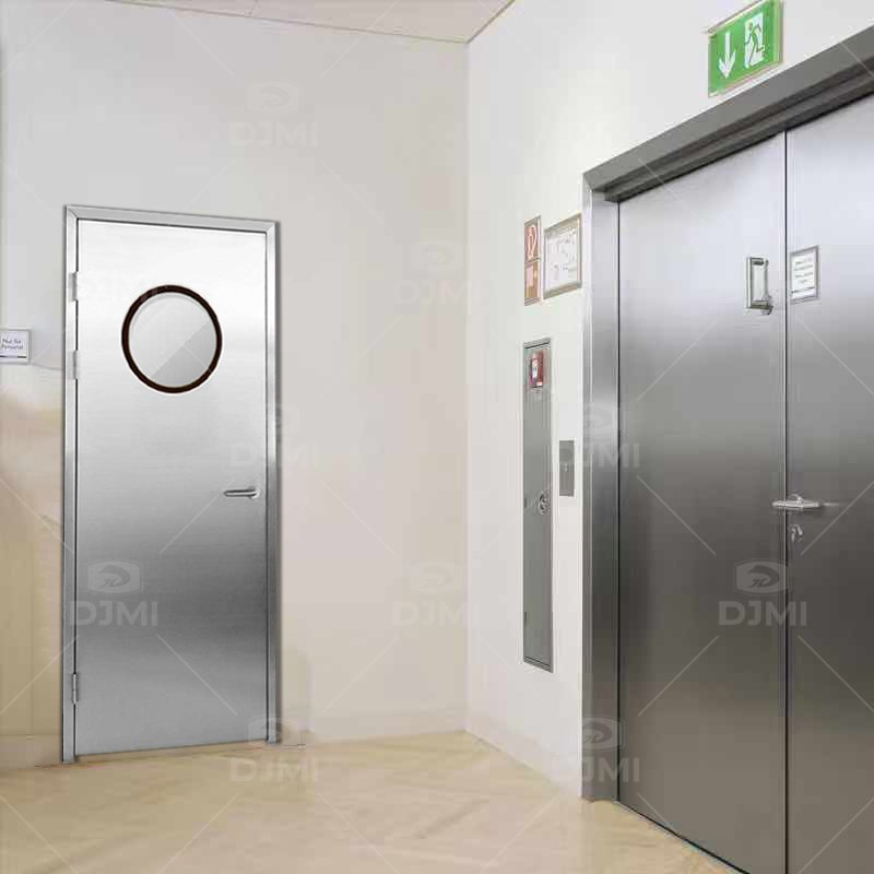 Industrial Central Kitchen Steel Entrance Anti-Collision Steel Door