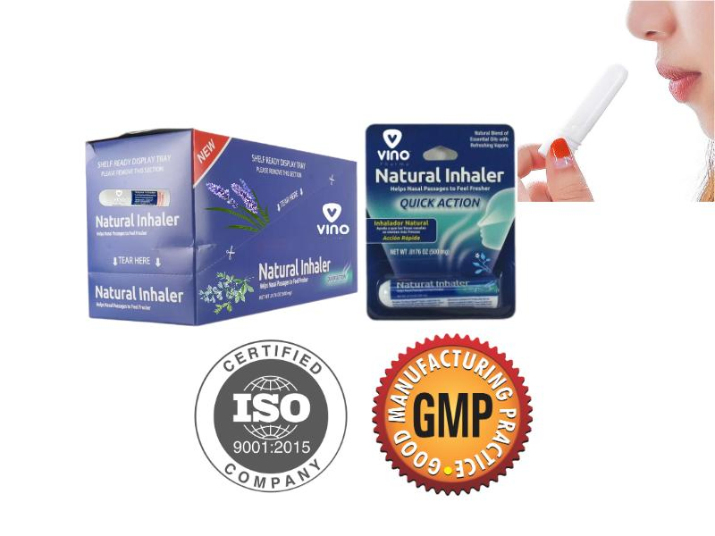 Nausea Relief Inhaler for Motion Sickness and Pregnant Women Morning Sickness CE FDA EU Nasal Inhaler Stick Manufacturer Free Samples Refrsh Relax Energize
