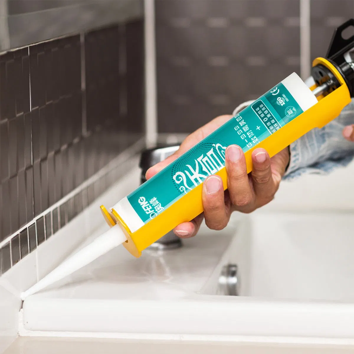 Green and Health Formaldehyde Free Anti-Mold Adhesive Silicone Sealant for Bathroom Objects Bonding