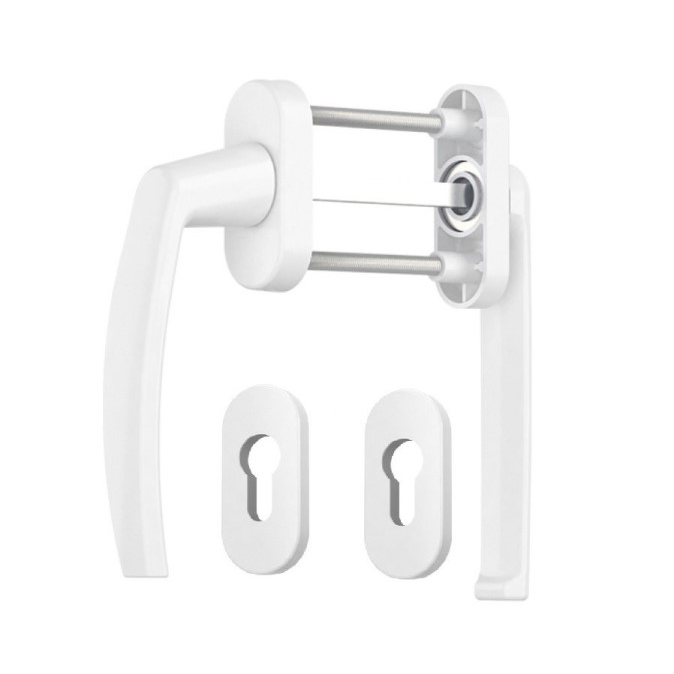 Nisen HD18 UPVC Window Door Twin Handle Lock with Cylinder Aluminum Material High Quality Made in China
