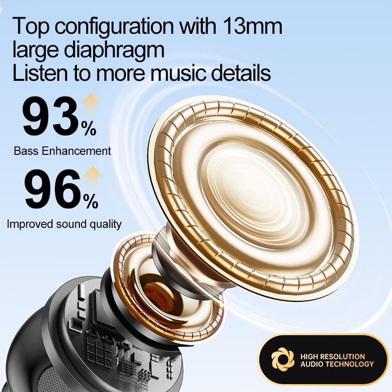 Tws Ai Smart Translation Semi in Ear Earbuds Headphones Enc True Wireless Bluetooth Earphones