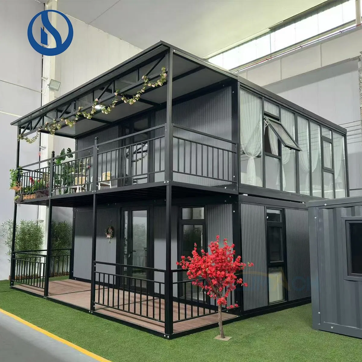 Honlu Folding House Expandable Modular Home 20FT 40FT Prefab House Expandable Container House Home Office