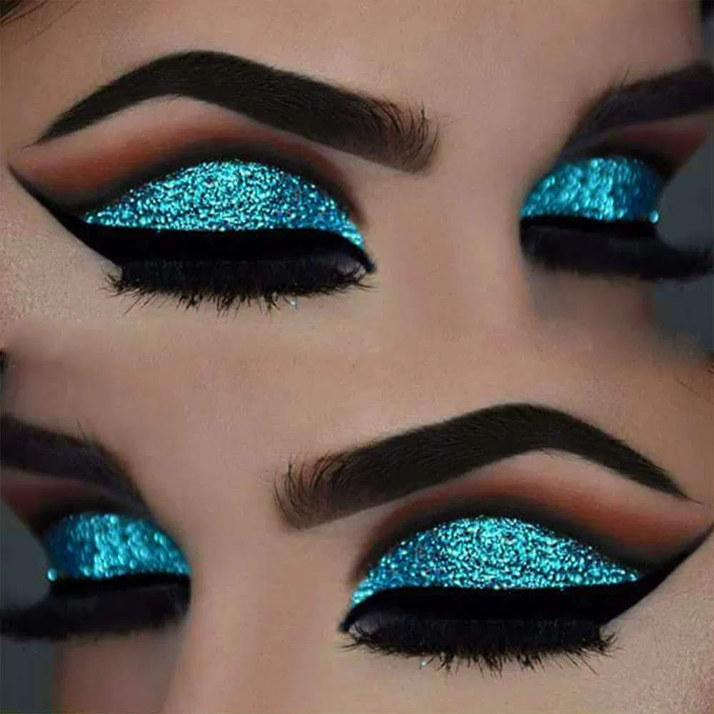 Cosmetic Grade Loose Eyeshadow Private Label Glitter Powder