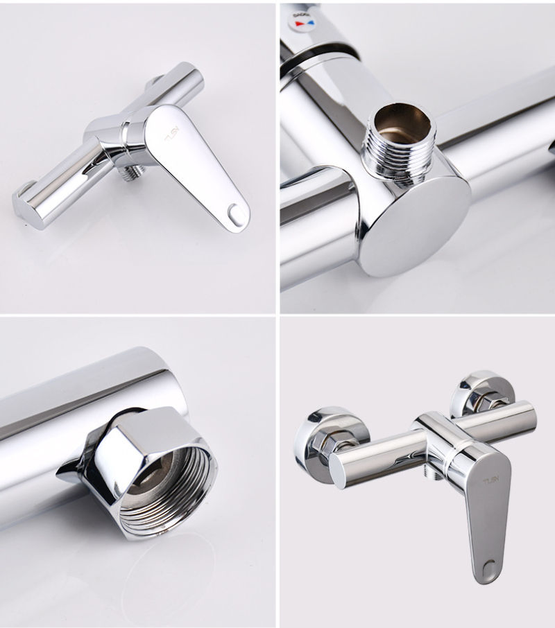 Смеситель для душа и раковины Pinslon, хром