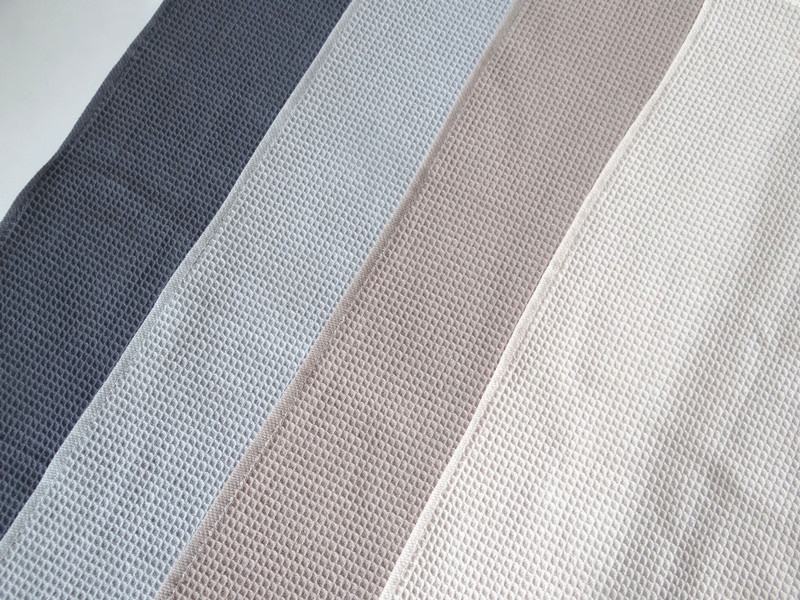 Plain Color Waffle Weave Cotton Kitchen Tea Dish Towels