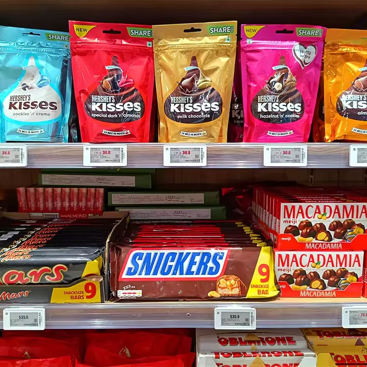 Electronic Digital Price Tags Supermarket Retail Shelf Price Display 4.2 Inches