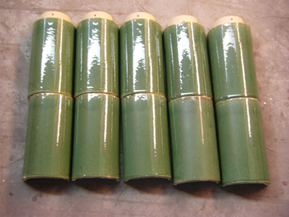 Керамическая черепица Китайская глиняная кровля