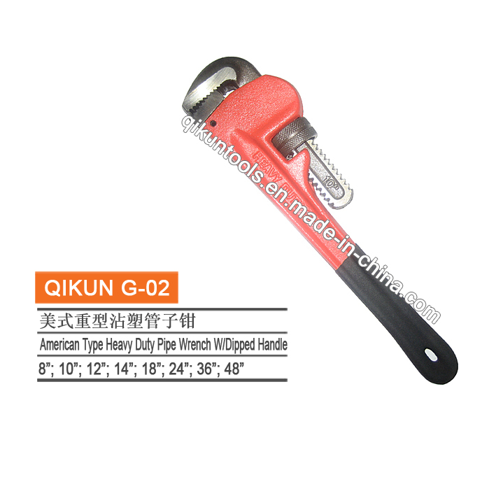 G-09 Construction Hardware Hand Tools Swedish Type Pipe Wrench