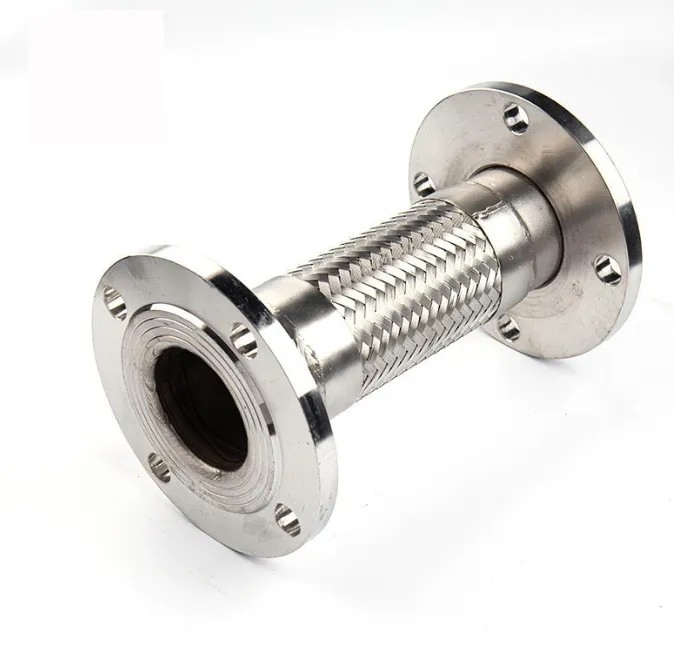 High Temperature Resistant Stainless Steel Bellow Hose Flexible Corrugated Braided Metal Hose