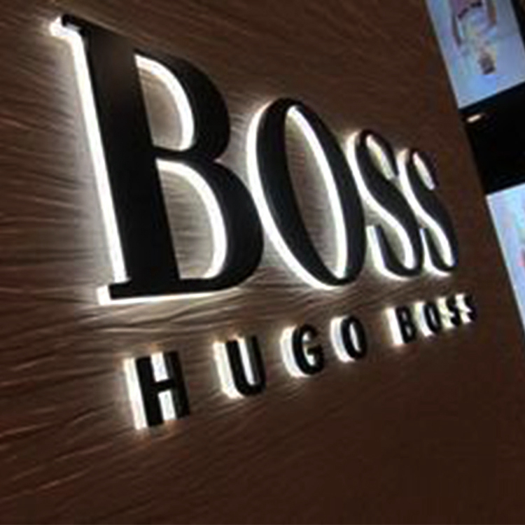 Custom LED Shopping Center Wall Mounted Acrylic Letter Sign