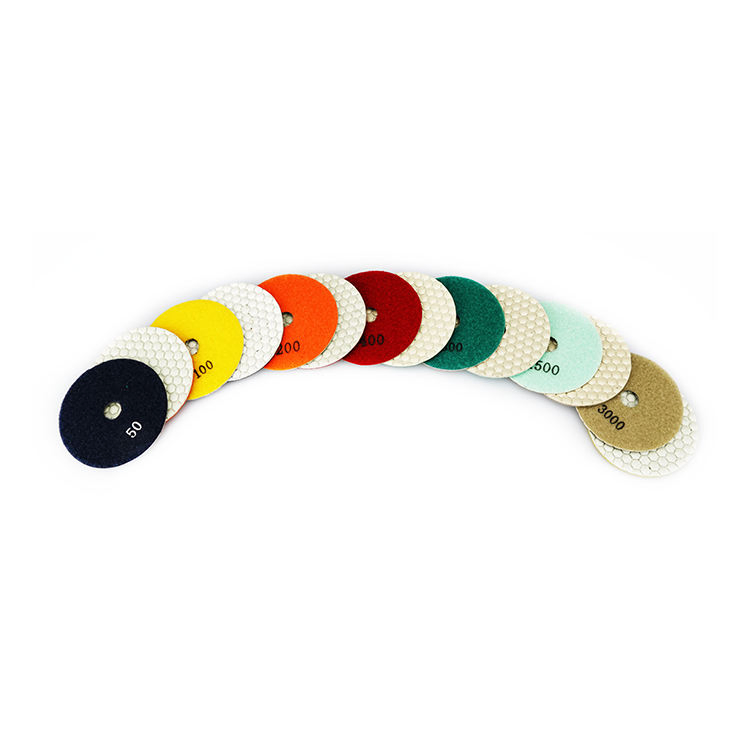 Professional 3-Step Polishing Pads for Marble and Granite