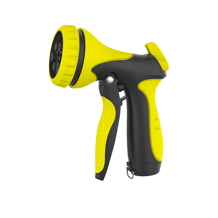 Portable 7 Patterns Nozzle Hose High-Pressure Automatic Washer Car Spray Water Gun