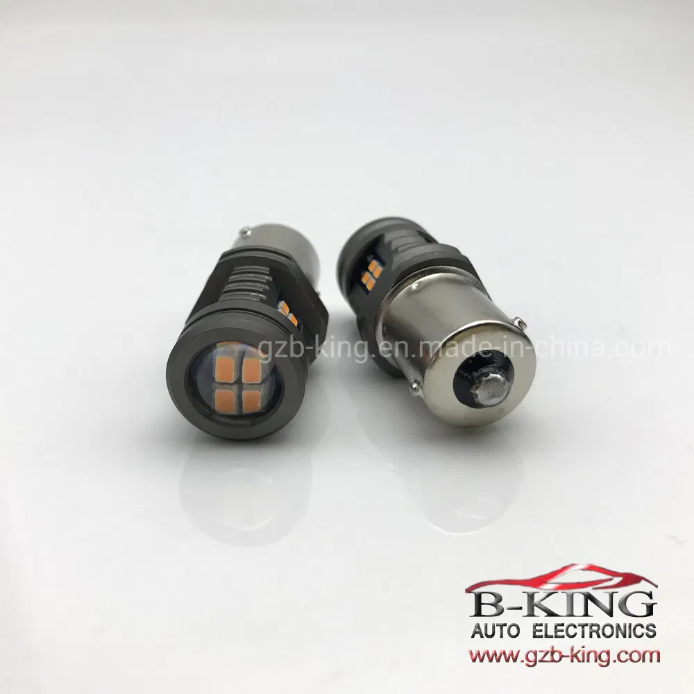 Светодиодная лампа указателя поворота BAU15S PY21W янтарная