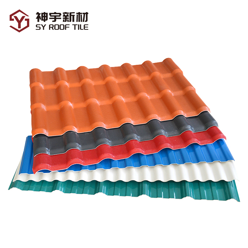 ASA Synthetic Resin Roof Tiles Corrugated PVC UPVC Plastic Roofing Sheets