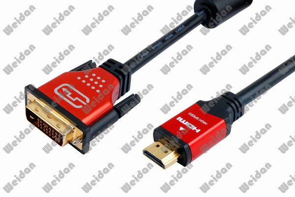 Кабель HDMI-DVI Premium 1080P (18+1), 5 м