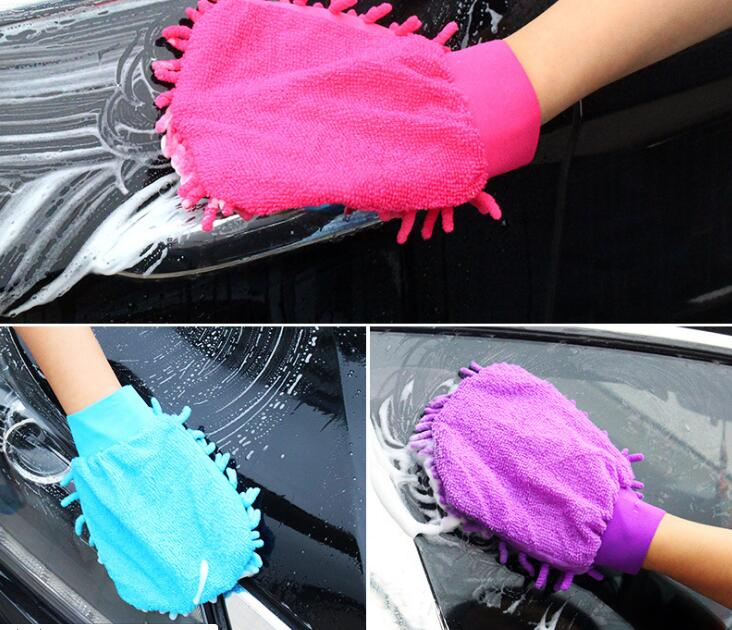 Auto Part Microfiber Car Window Washing Cleaning Cloth Duster Towel Gloves Cleaner Tool
