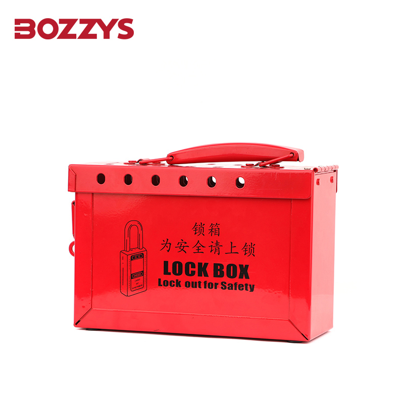 Safety Red Steel Lockout Kit/Box