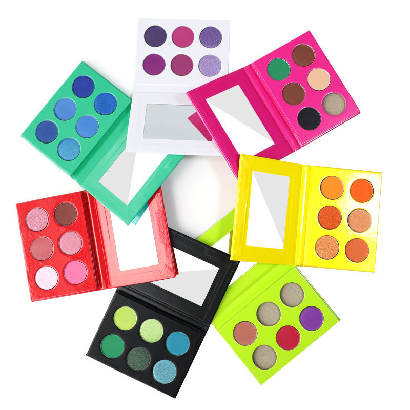 Hot Selling 9 Colors Custom Eye Cosmetic Palette Eyeshadow with Mirror