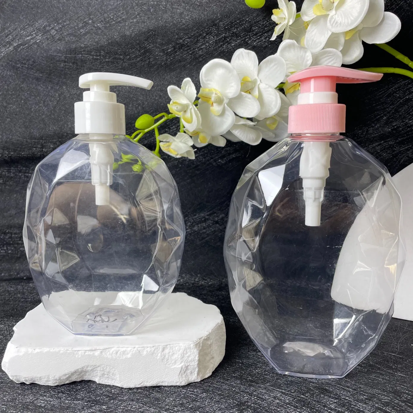 300ml (10oz) Clear Plastic Facial Cleanser Bottle - Ideal Packaging for Cleansing Oil