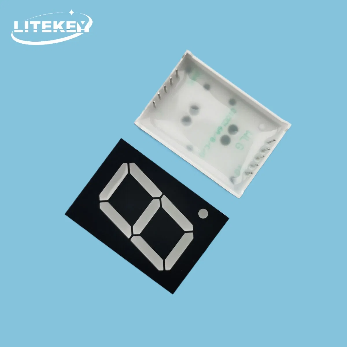 Customized 1 Inch Dual Color 1 Digit 7 Segment LED Display with RoHS