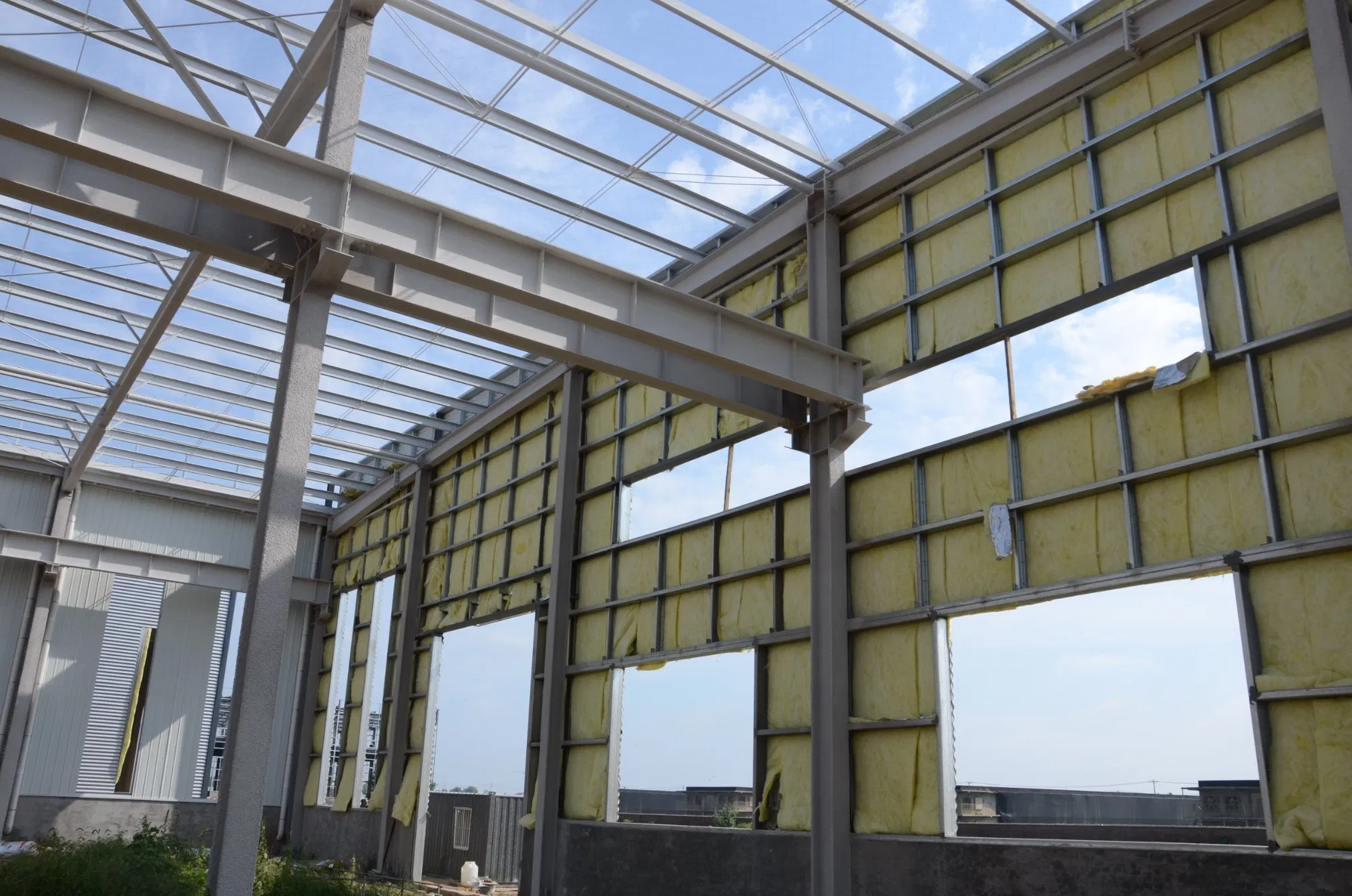 200m2 Carbon Structural Kxd Poultry Farm Chicken House Steel Structures Buildings