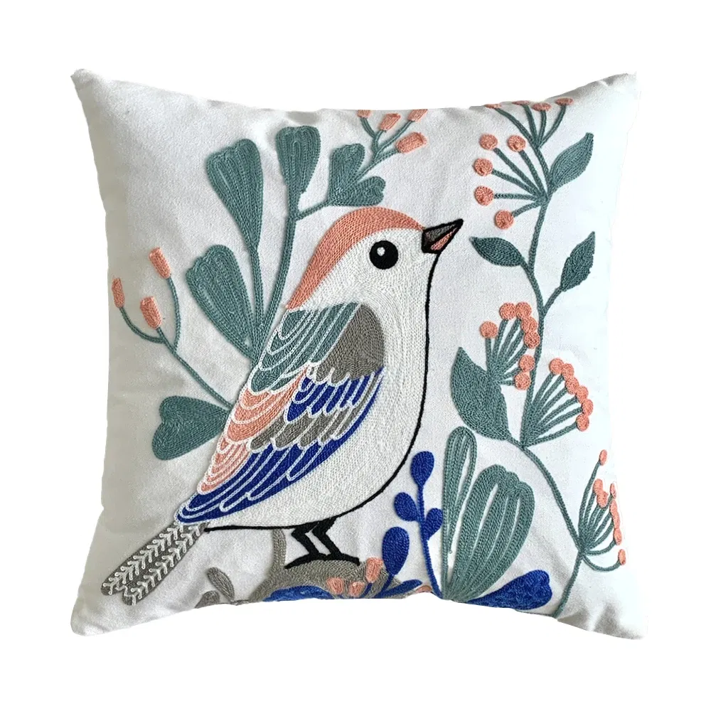 Personalized Boho Cushion with Unique Artisan Jacquard Patterns Cushion