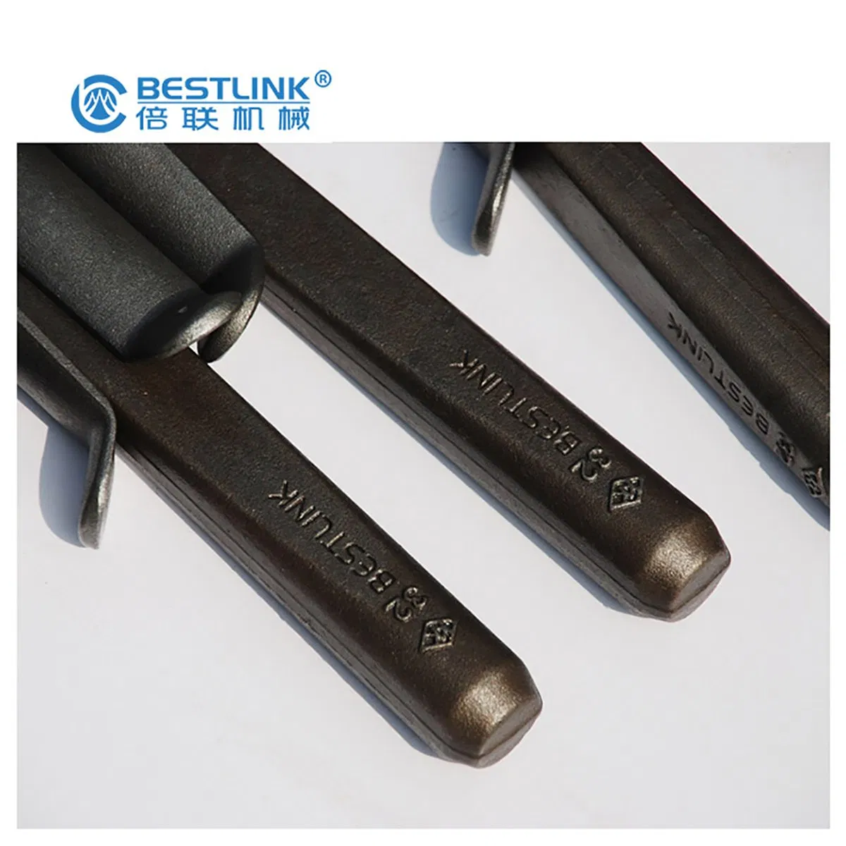 Wedge and Shims for Breaking Stone