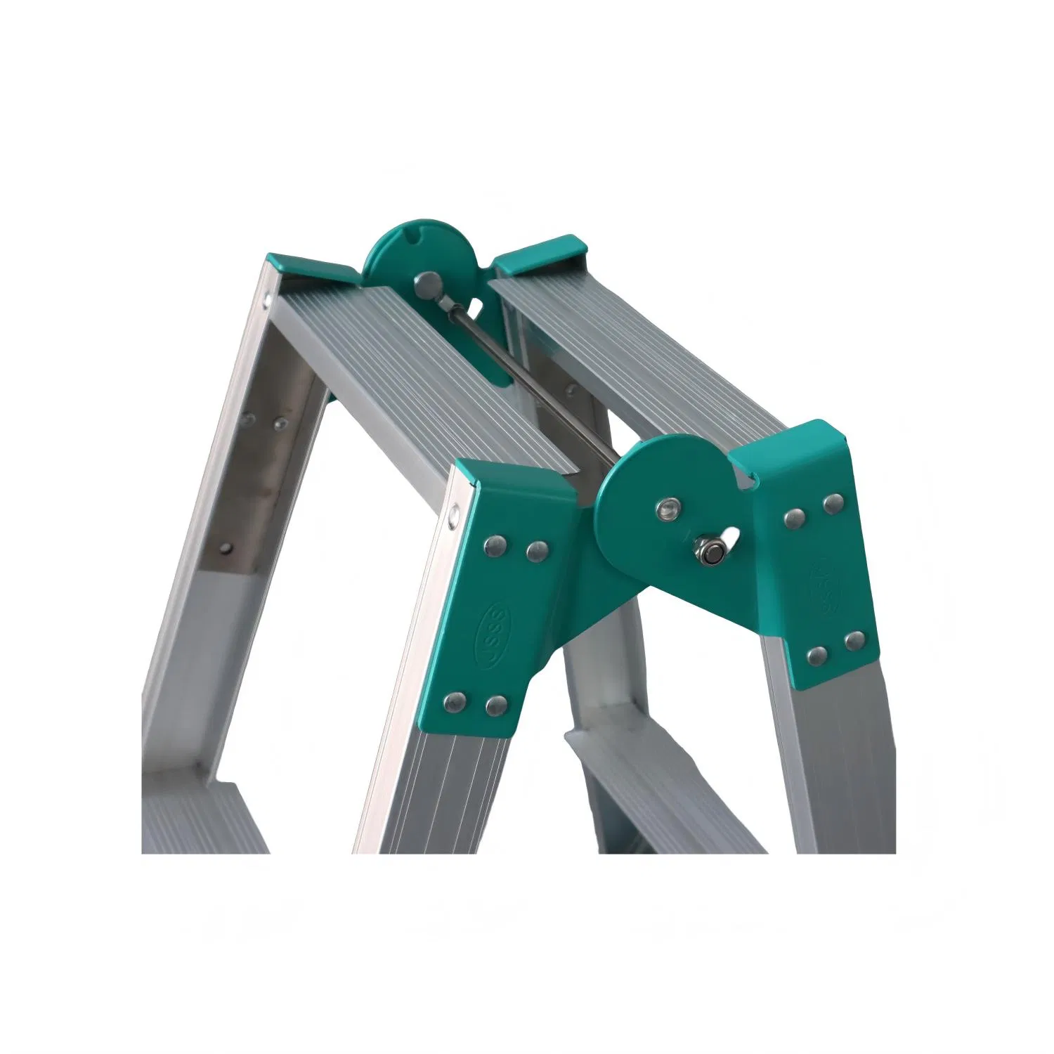 High Quality Safety Heavy-Duty Portable Industrial Multi-Purpose Aluminum Foldable Step Ladder with CE Certified