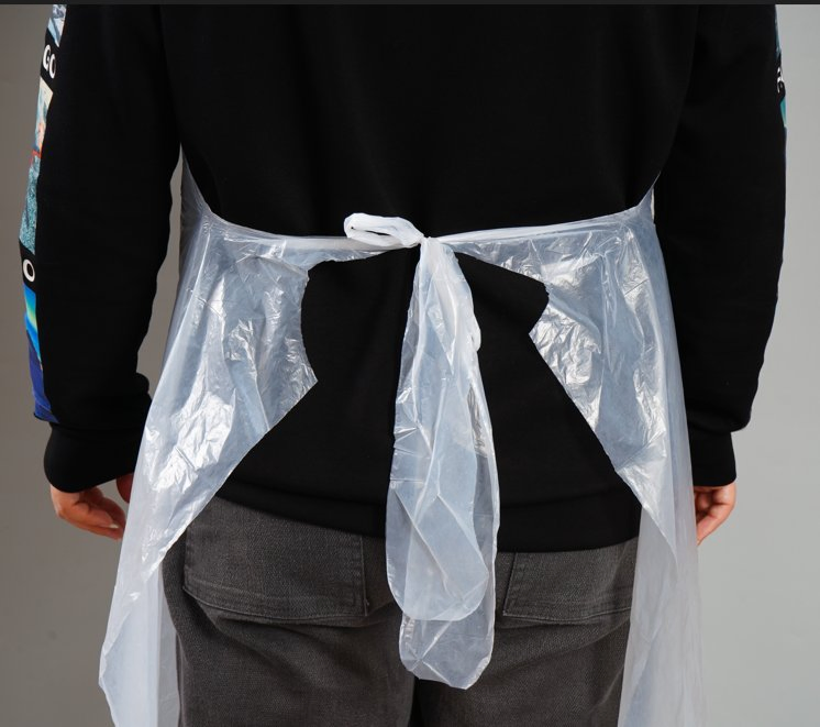 Slaughter House PE Apron Disposable Waterproof LDPE HDPE Polyethylene Farm Single Use Apron