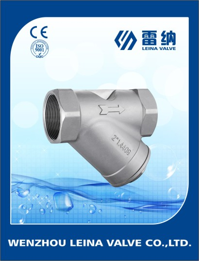 Stainless Steel Sanitary Grade Dairy Double Filter Strainer Class Valve