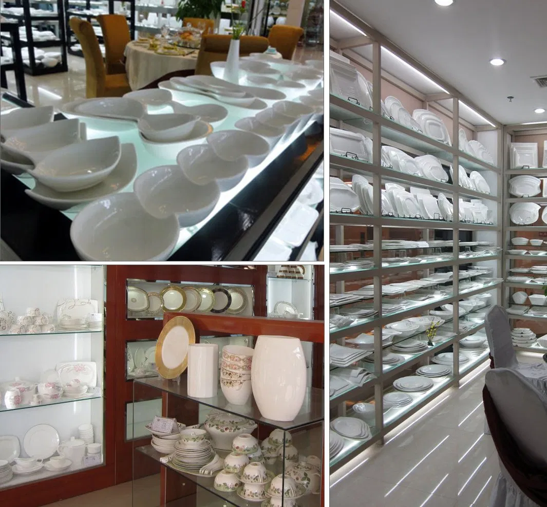 Hot Sales Minimalist Black-Lined Ceramic Tableware for Daily Use