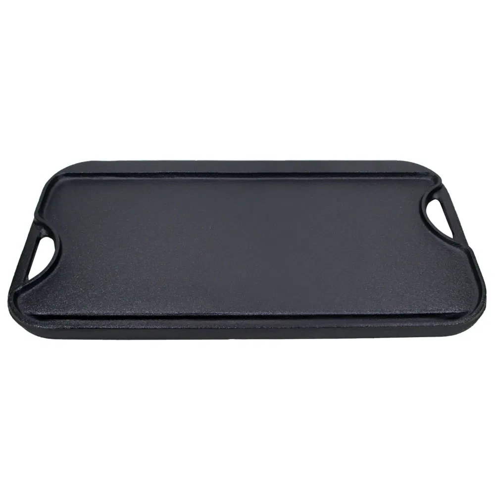 20-Inch Non-Stick Enameled Cast Iron Reversible Griddle - Versatile Grill Pan