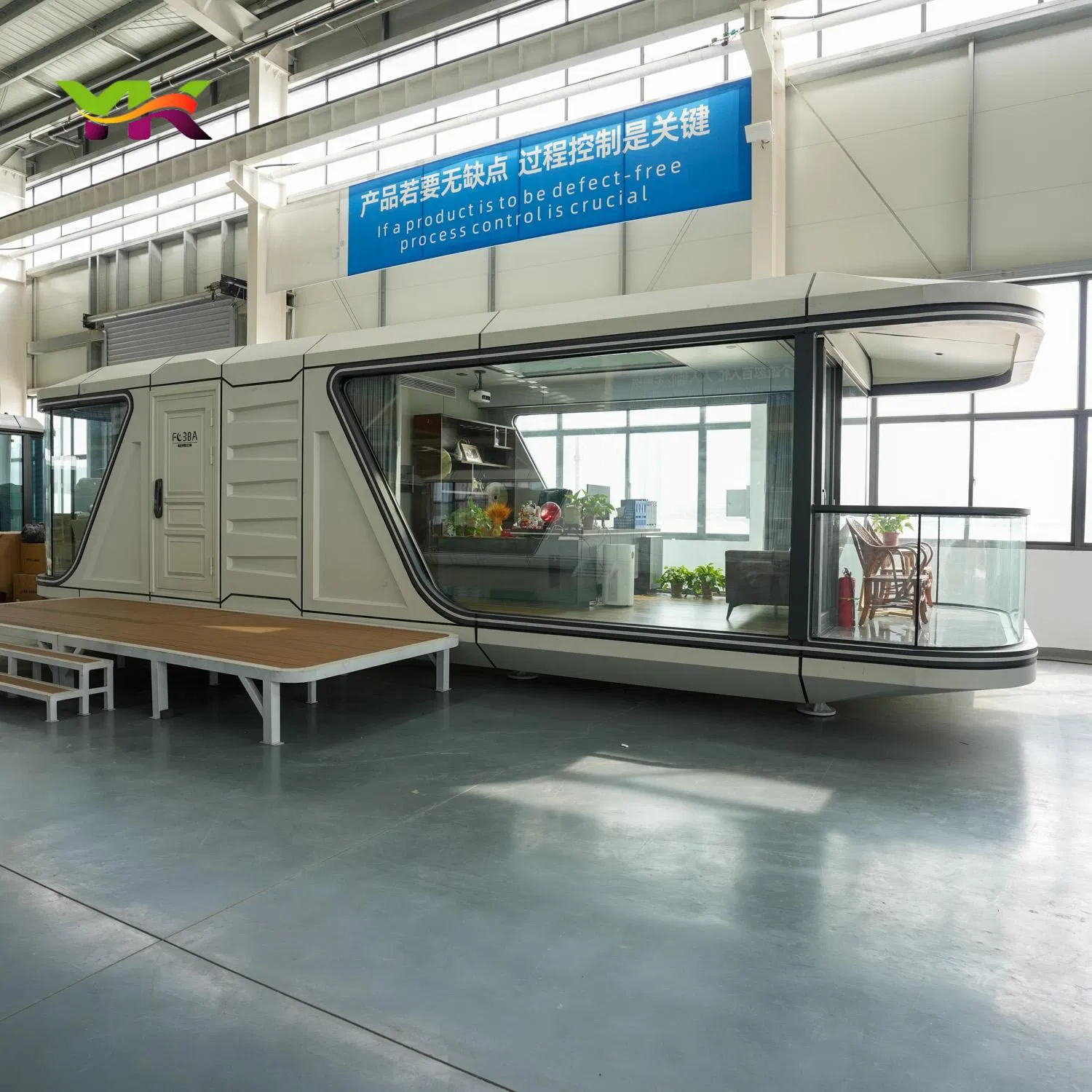 Fast Installation Modern Luxury Space Capsule House Pricemodular Capsule Prefab House Mobile Tiny House 40FT Container Home Prefabricated Apple Cabin Factory