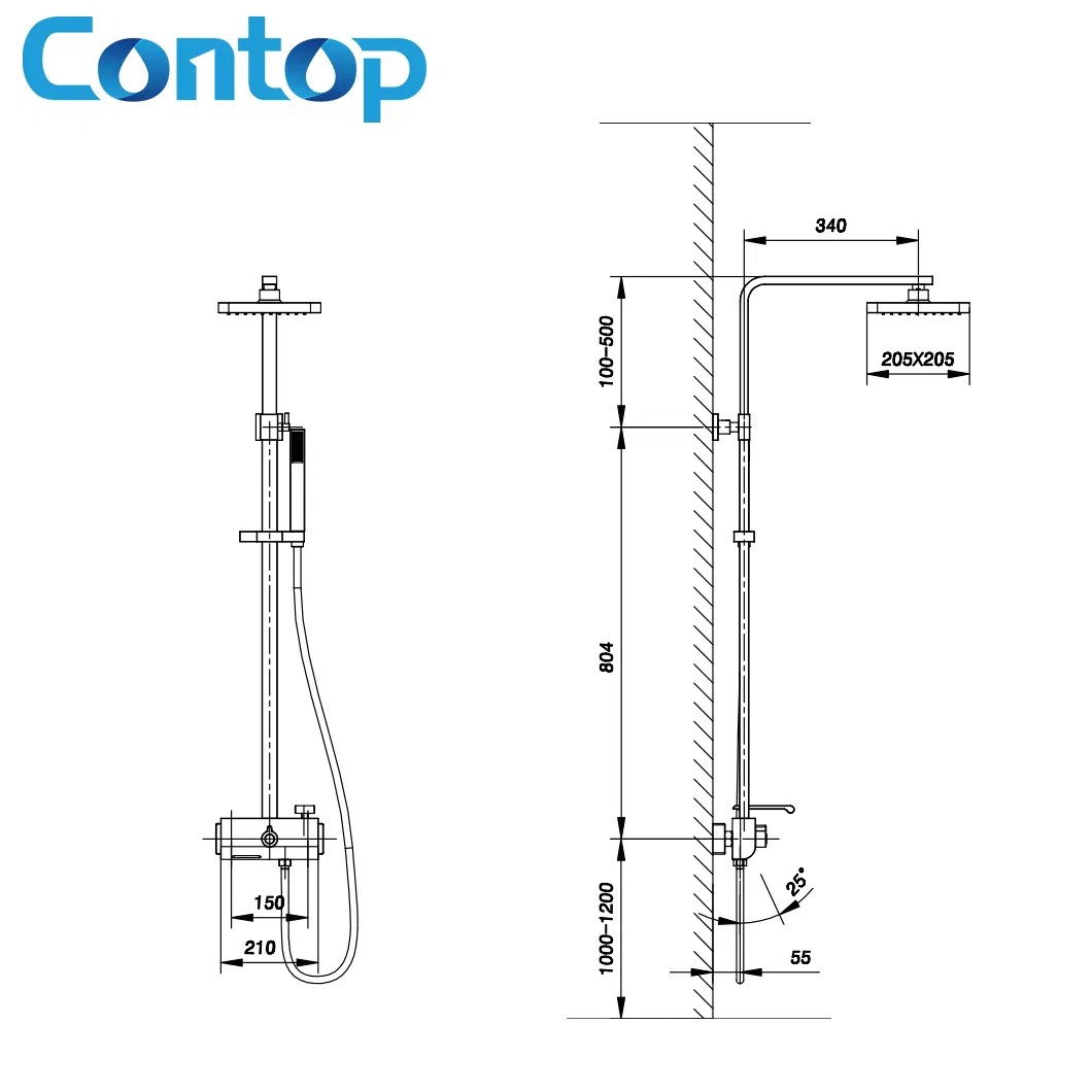 China Factory Hot Sale Bathroom Bath Shower