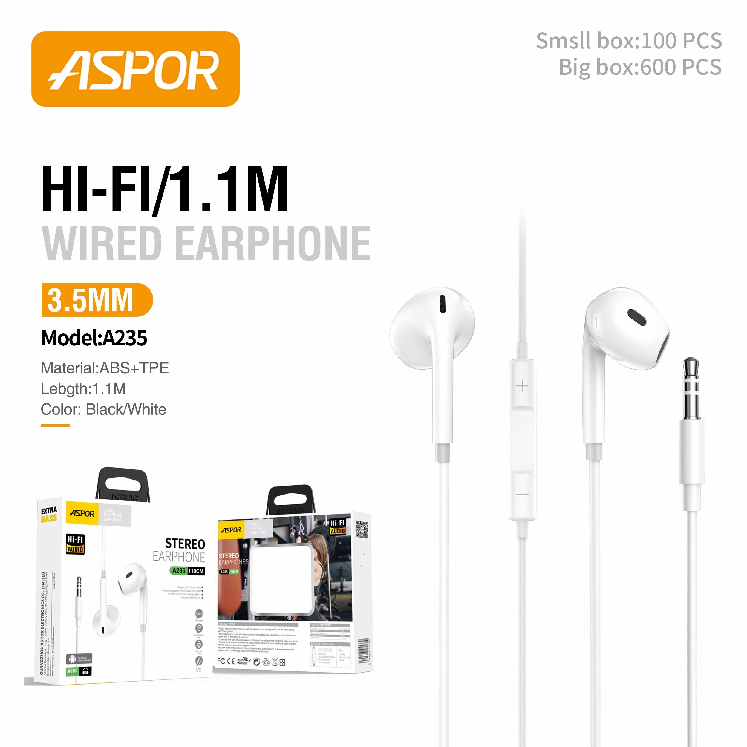 Earphone TPE+ Plastic Material Answer and End Calls Earphone Lightning Can Connect Bluetooth