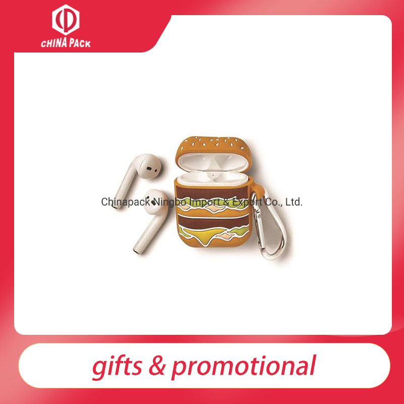 Gift Set with Earbuds Silicone Phone Holder Bite Air Pod Cases